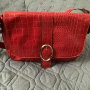 Villager by Liz Claiborne Red Handbag